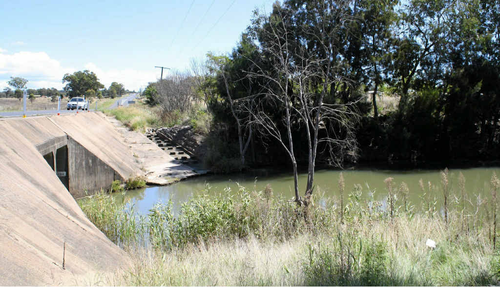 Bitumen which was leaked into Rosenthal Creek escaped a containment line set up by council. Bitumen which was leaked into Rosenthal Creek escaped a containment line set up by council.